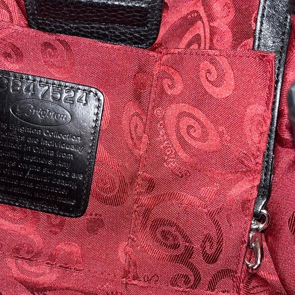 Vintage Brighton Suede Black Cinclaire Shoulder Bag - Picture 12 of 16